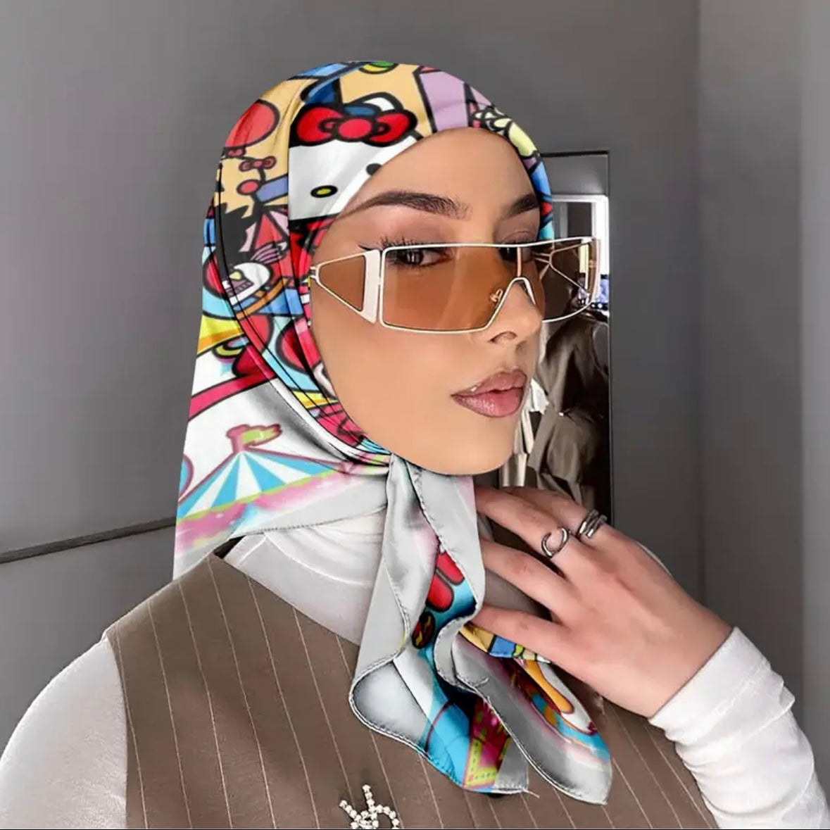 SANRIO HEAD SCARF