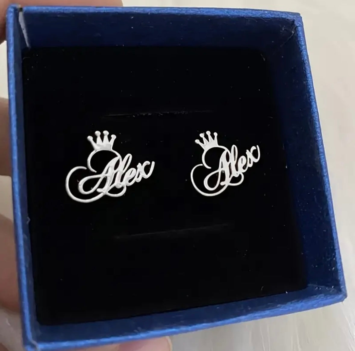 CUSTOM CROWN EARRINGS