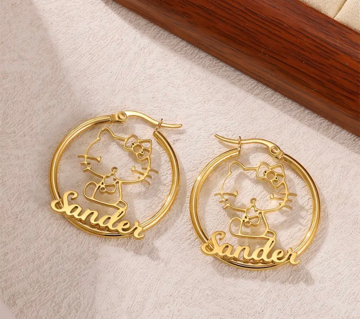 CUSTOM KITTY HOOPS