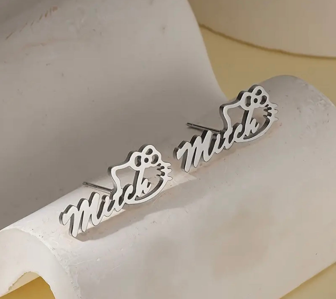 CUSTOM KITTY EARRINGS