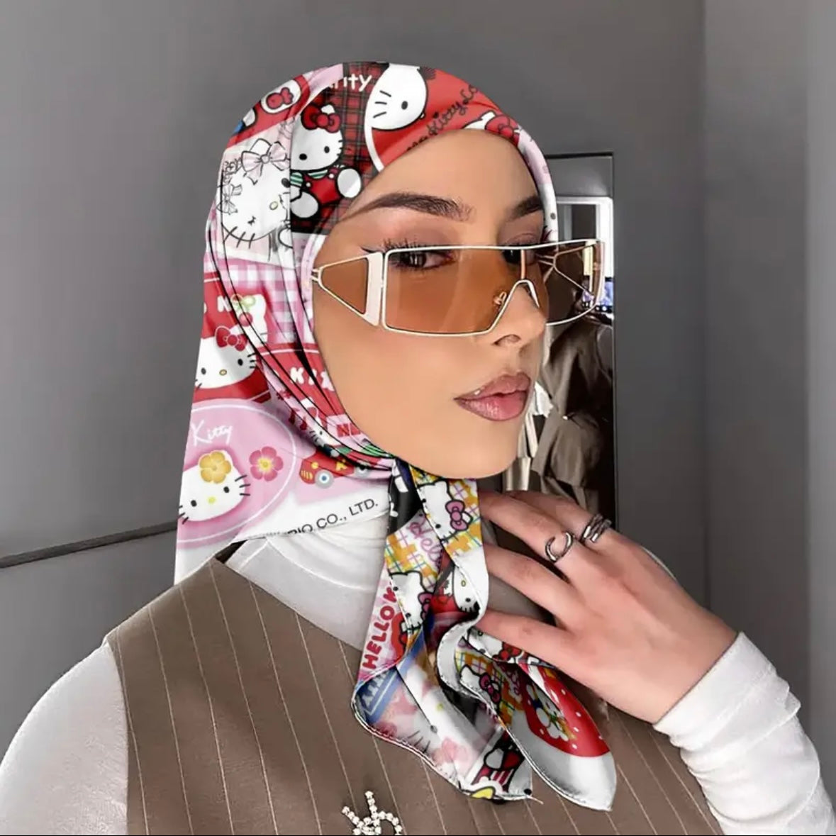 SANRIO HEAD SCARF