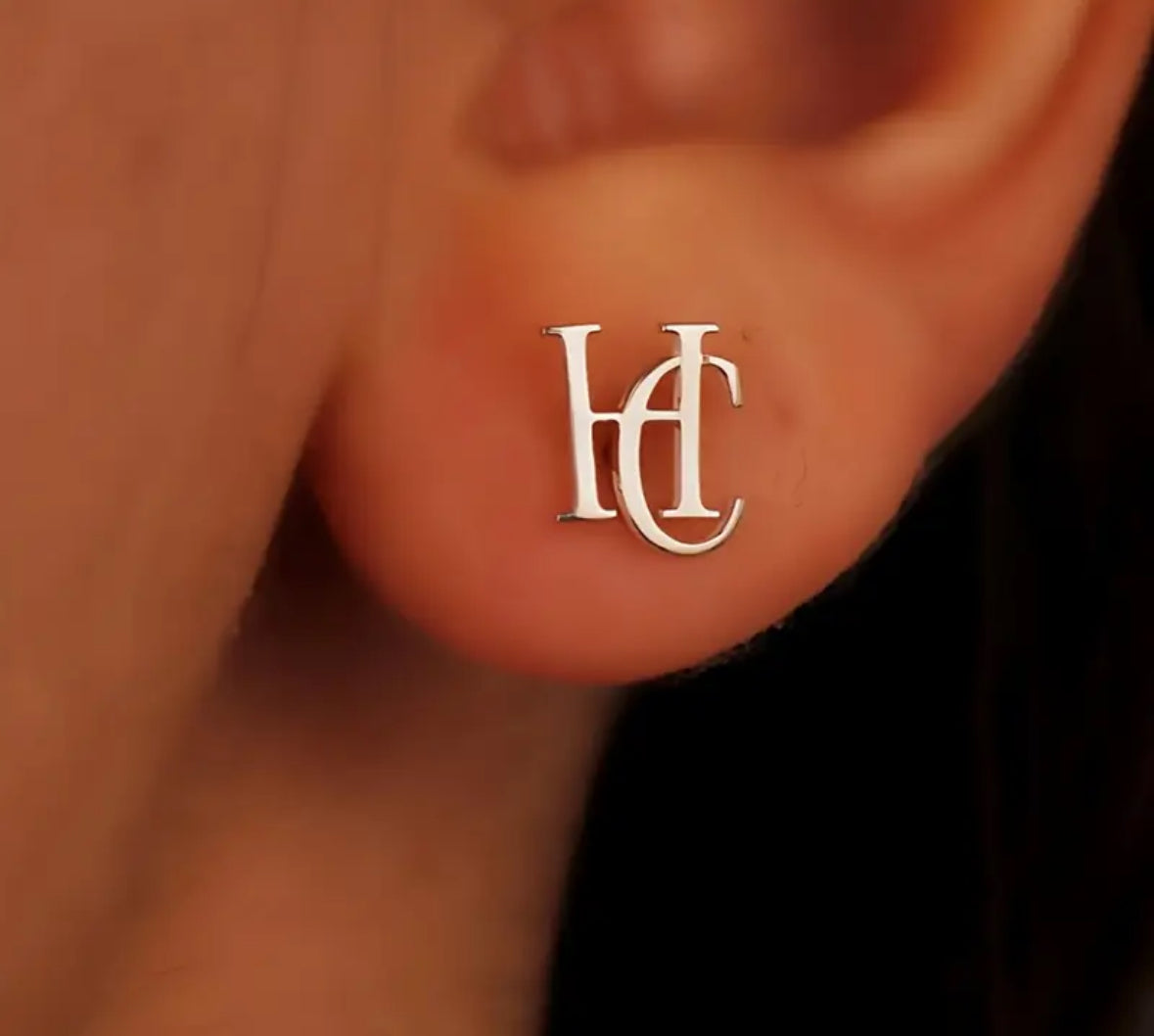 CUSTOM INITIAL EARRINGS